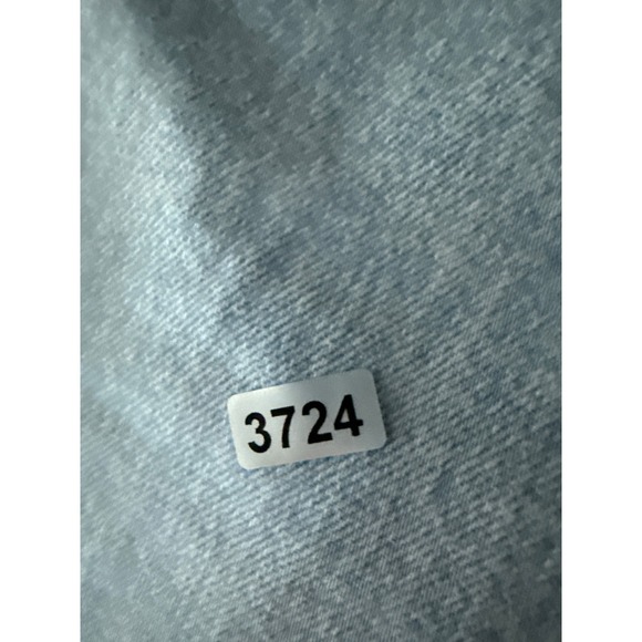 American Eagle Mom Jean Light Wash Distressed Denim Womens Size 14 Short 34x27 - Picture 13 of 13